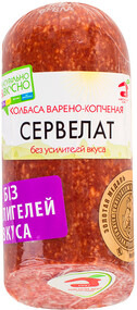 Колбаса МД Бородина варено-копченая Сервелат 320г