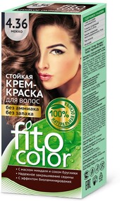 Крем-краска для волос «Фитокосметик» Фитоколор мокко тон 4.36, 115 мл