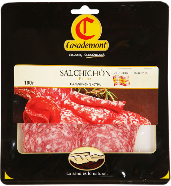 Колбаса Casademont Salchichon Extra сыровяленая 100г