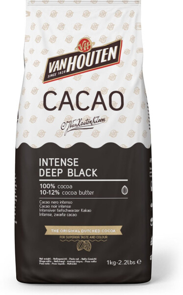 Van Houten Какао порошок 100% DCP-10Y352-VH-760 (Intence Deep Black), 1кг