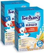 Каша Беллакт зерно-молочная из пяти злаков с пребиотиком с 6 месяцев 250 г