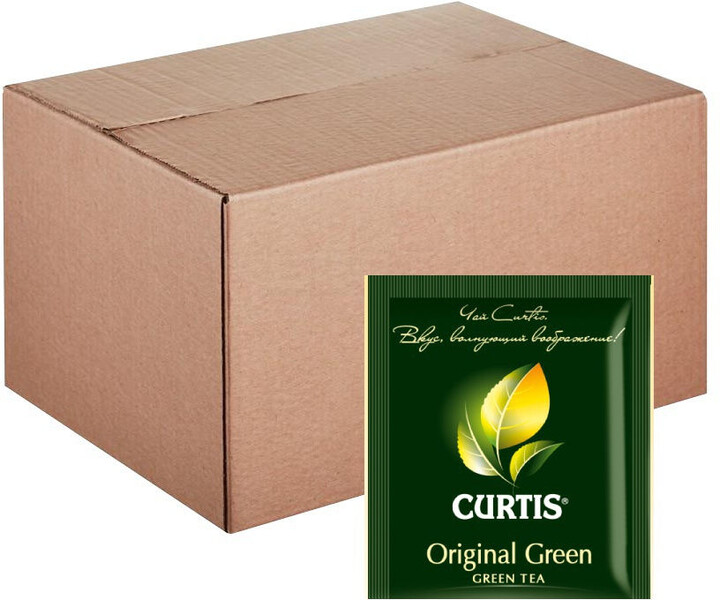 Чай Curtis Original Green Tea 200 сашетов*2 гр. зеленый