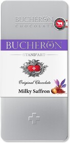 Шоколад Bucheron молочный с шафраном и орехами 100г