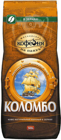 Московская кофейня на паяхъ Коломбо кофе в зернах, 500 г