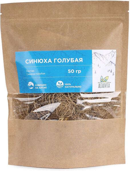 Синюха голубая от кашля и воспаления, корневища неизмельченные, 50 гр.