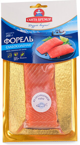 Форель Санта Бремор слабосоленая филе-кусок 200г