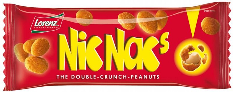 Арахис Lorenz Nic Nacs в хрустящей оболочке с приправой 40г