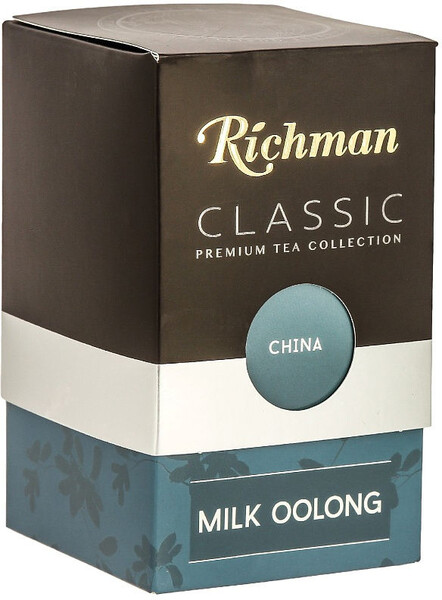 Чай Richman зеленый китайский крупнолистовой, МОЛОЧНЫЙ ООЛОНГ, 100г КИТАЙ