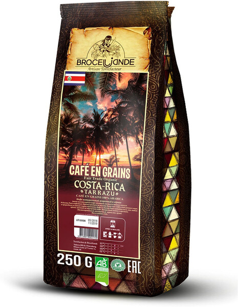 Brocelliande Costa-Rica Tarrazu кофе в зернах, 250 гр