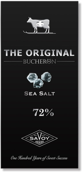 Шоколад горький с морской солью 100г