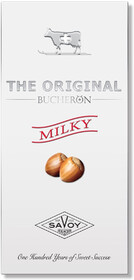 Кондитерские изделия The original bucheron шоколад Молочный с фундуком 100 гр. картон (6)