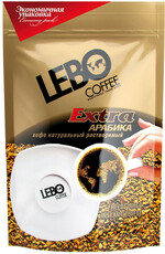 Кофе Lebo Extra Арабика натуральный растворимый 170 г.