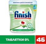 Таблетки для посудомоечной машины FINISH Green 0% бесфосфатные, 46шт Польша, 46 шт