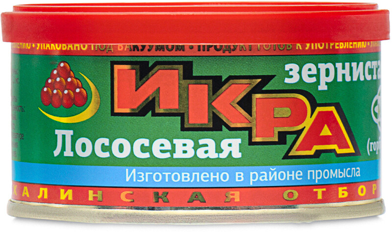 Икра лососевая СИК Горбуши 140 г ж/б Россия