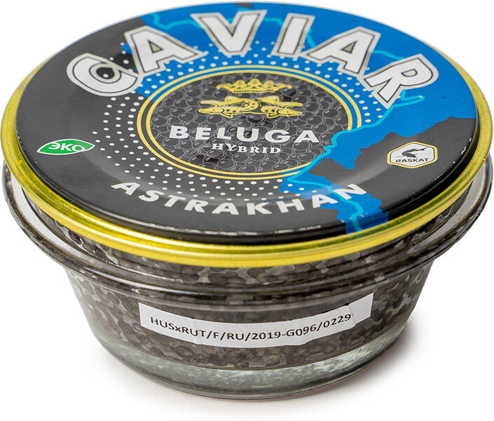 Икра зернистая осетровых рыб (белуга гибрид) 113 г, Россия