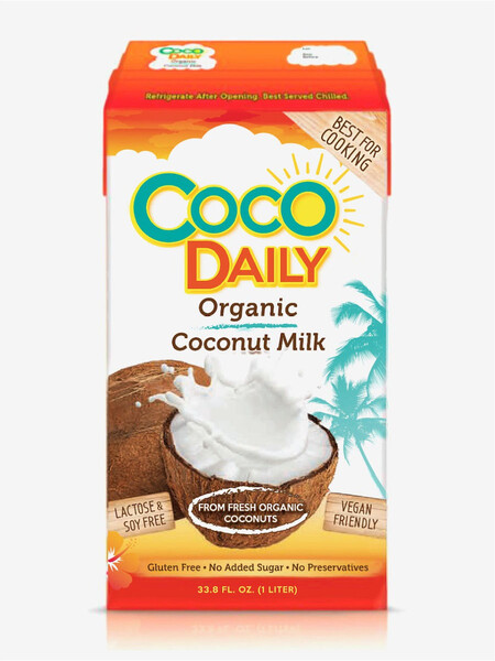 Кокосовое молоко CocoDaily 61% органическое (без сахара)  1л Филиппины