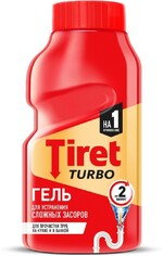 Гель Tiret Turbo для прочистки труб 200 мл