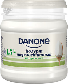 Йогурт Danone натуральный  1.5% 160 г термостатный