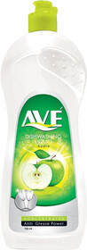 Средство для мытья посуды яблоко и цветы AVE, 750 гр., пластиковая бутылка