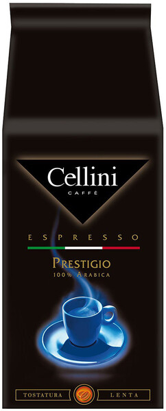 Кофе в зернах  Prestigio, Cellini, 500 гр., вакуумный пакет