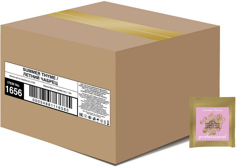 Чай Ahmad Tea Professional Summer Thyme черный с чабрецом 300 пакетиков в упаковке