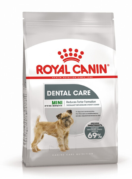 Корм для собак ROYAL CANIN Size Mini Dental мелких пород предрасположенных к образованию зубн.камня сух. 3кг