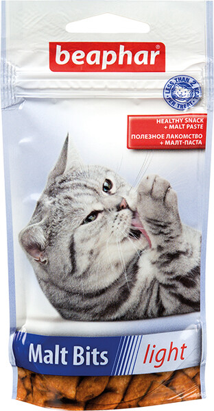 Лакомство для кошек BEAPHAR Подушечки с мальт-пастой 