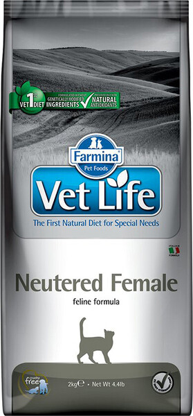 Корм для кошек Farmina Vet Life Neutered Female для стерилизованных 2 кг