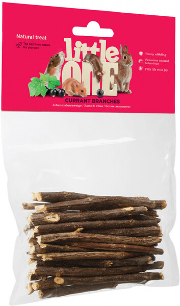 Лакомство Little One ветви смородины уход за зубами для грызунов 50 г