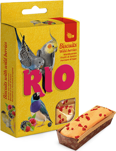Лакомство для птиц RIO Бисквиты с лесными ягодами 5х7г