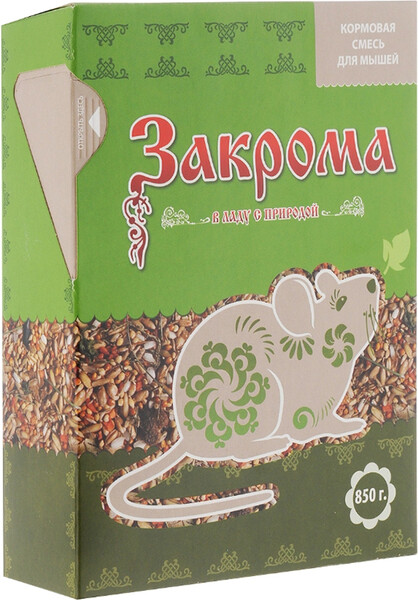 Кормовая смесь ЗАКРОМА для мышей 850г