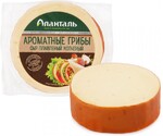 Сыр Аланталь плавленый копченый с грибами 40% 240 г