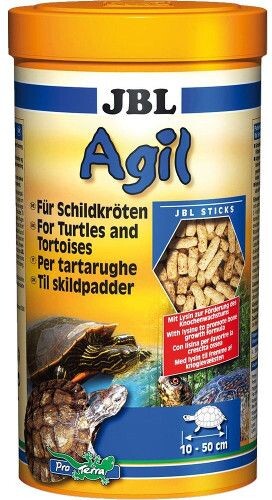 Корм для черепах JBL Agil Питательный корм в форме палочек 1л (400г)