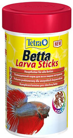 Корм для рыб TETRA Betta LarvaSticks в форме мотыля для петушков и других лабиринтовых рыб 100мл