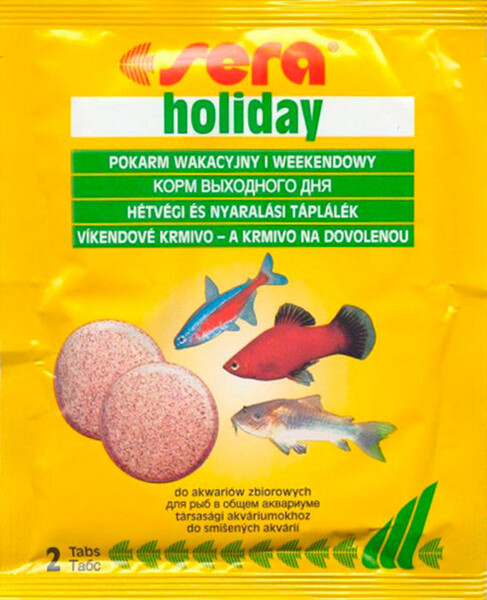 Корм для рыб SERA Holiday 2таб