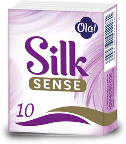 Бумажные платочки Ola! Silk Sense Compact 3-слойные 10 шт