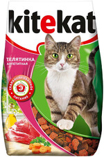 Корм для кошек KITEKAT телятинка аппетитная сух. 15кг