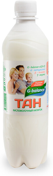 Напиток кисломолочный G-Balance Тан газированный 1%, 500 мл
