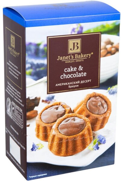 Десерт Janets Bakery Американский брауни 220г