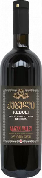 Вино Alazani Valley Kebuli 0.75 л полусладкое красное, 0.75 л