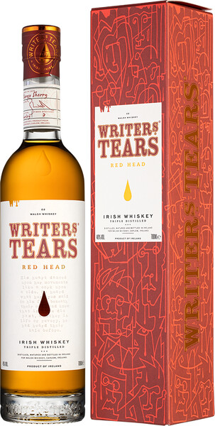 Виски Hot Irishman, Writers Tears Red Head, gift box 0.7 л