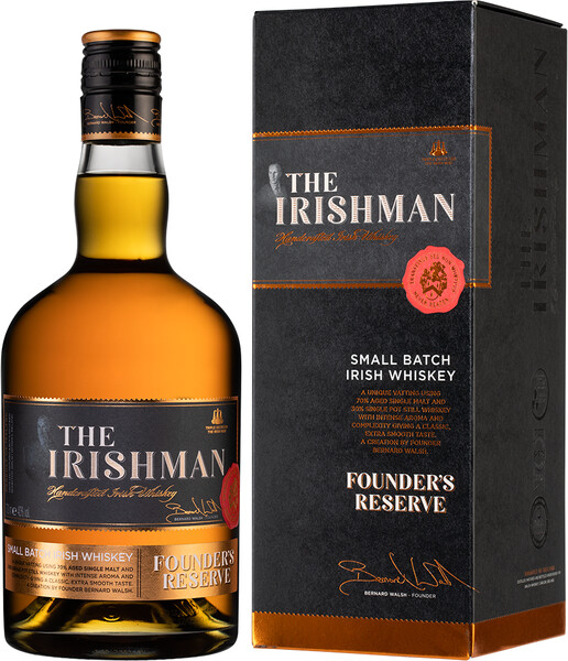 Виски The Irishman Founder's Reserve в подарочной упаковке Ирландия, 0,7 л
