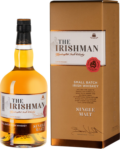 Виски The Irishman Single Malt Ирландия, 0,7 л
