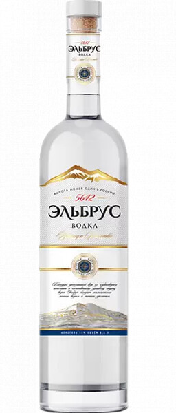 Водка Эльбрус, 0.5 л