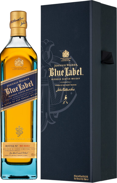 Виски JOHNNIE WALKER Blue Label Шотландский купажированный, 40%, п/у, 0.7л Великобритания, 0.7 L