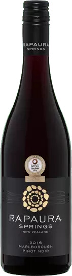 Вино Rapaura Springs, Pinot Noir Marlborough, 0.75 л
