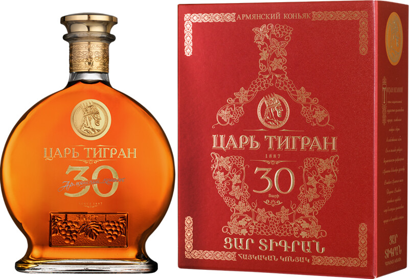 Бренди Царь Тигран 30 лет выдержки