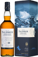 Виски Talisker 10 лет в подарочной упаковке, 0,75л