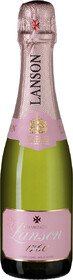 Шампанское Lanson Rose Label Brut Rose, 0.375 л.