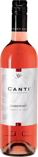 Вино CANTI Каберне Розато столовое розовое полусухое, 0.75л Италия, 0.75 L